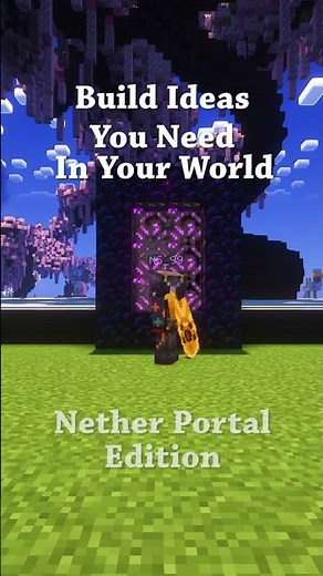 3 Nether Portal Designs You NEED in Your Minecraft World 🔥