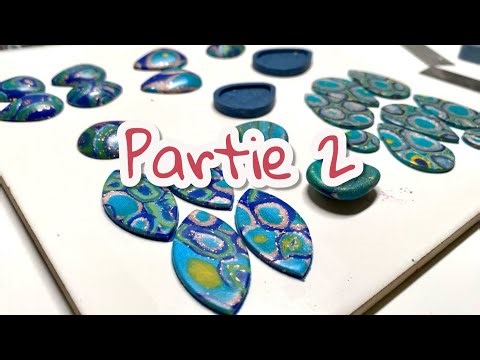 🔴 partie 2 : on cree des bijoux en pâte polymère et des moules en silicone