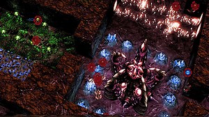 Hive Keeper is Dungeon Keeper by way of Starcraft. It's free, too