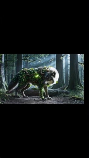 The Elemental Wolf Run (Visual Spectacle) #aiart #shapeshifting #animalshorts
