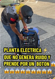 Planta eléctrica silenciosa 4000W con panel digital y encendido eléctrico
