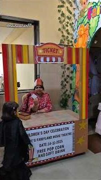Children's day movie theme party at CWC's Fairyland Nursery & KG School #kids #school #party #movie