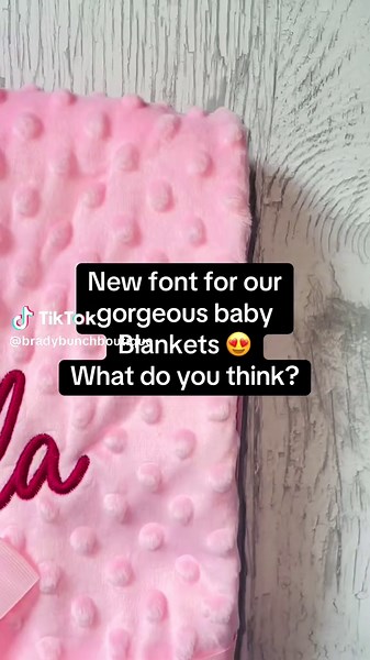 🧸✨ New font, same cozy vibes! We’ve just added a gorgeous new embroidery font to our baby blankets, and it’s cuter than ever 😍 Personalise yours today and wrap your little one in love 💖 #NewFont #EmbroideryLove #BabyBlankets #PersonalisedGift #EmbroideredBlanket #NewBabyGift #CustomEmbroidery #BabyEssentials #SmallBizUK #MumLife #HandmadeWithLove #SupportSmallBusiness