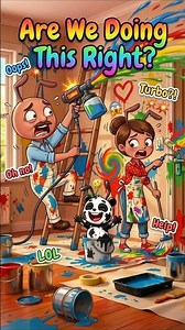 We didn't pay the master...now the house is crying😂🤦‍♂️Did we paint the wall? Or ruin our lives? ...