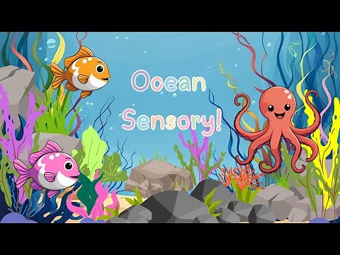 Relaxing Ocean Sensory Video for Babies | Calming Sounds & Gentle Visuals