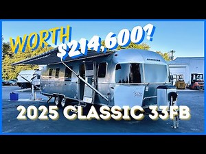 Airstream’s LONGEST Luxury Trailer! - 2025 Airstream Classic 33FB Twin Bed