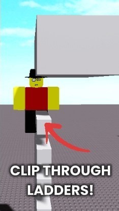How to Clip Through a Ladder in Roblox! 🪜