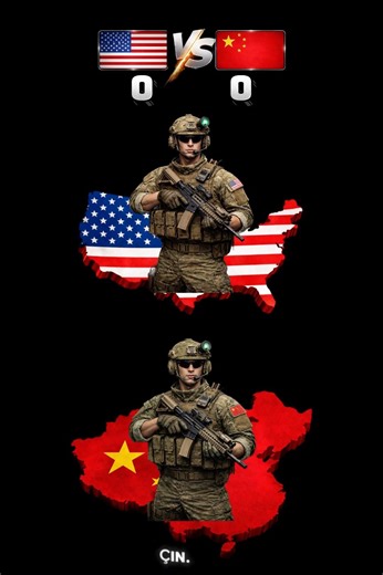 ABD vs Çin: Askeri Güç Karşılaştırması | Kim Daha Güçlü? #militarypower