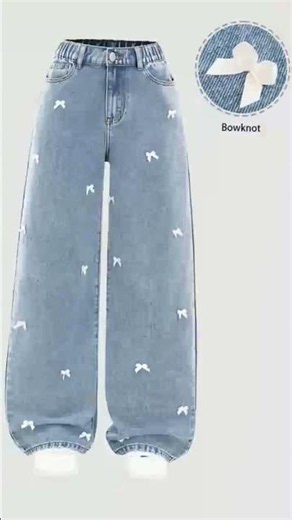 perfect baggy jeans collection design for girls 😍 in sky blue 🔵💙 colour .