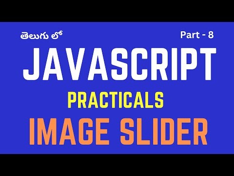 #8. JavaScript Practical's || Image Slider (Telugu)