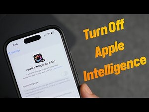 How to Turn Off Apple Intelligence AI on iPhone, iPad, and Mac!