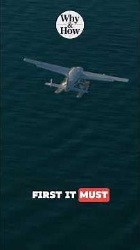 How do seaplanes land on water without sinking?