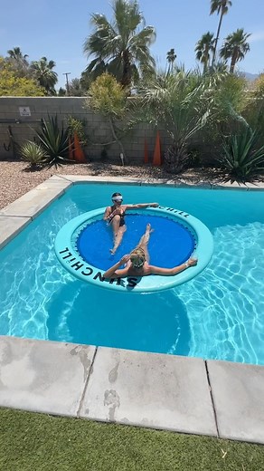 Sunchill | The Ultimate Boat & Pool Float on Instagram: "This is what dreams are made of☀️ You work hard, treat yourself to the ultimate floaty that turns an average pool into your own island oasis🌊 Summer is for Sunchillin’ 🙌 #sunchill #pooldays #poolfloat #poolfloats #poolfloatie #inflatables #poolparty #poolday"