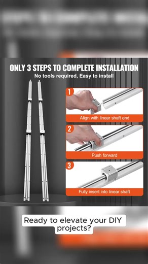 SBR16 Linear Guide Rail Set for CNC Projects