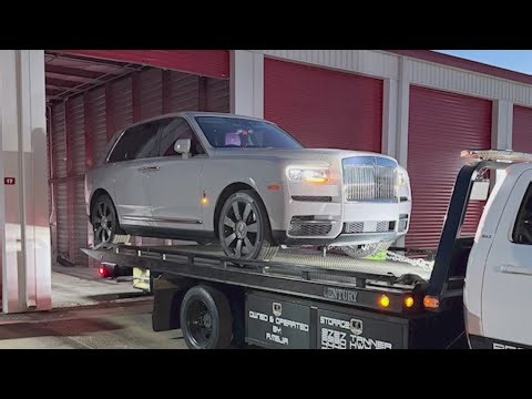 Stolen Rolls-Royce found tucked away inside Houston storage unit