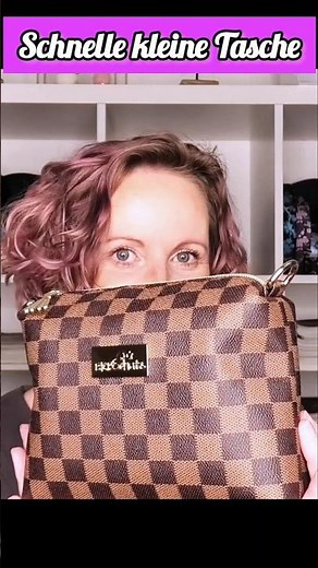 Schnelle kleine Umhängetasche, einfache Tasche nähen #nähen #diy