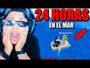 🌊 24 HOURS ON A BOAT IN THE MIDDLE OF THE SEA IN MINECRAFT 😱 | We lost everything… | Pathofail
