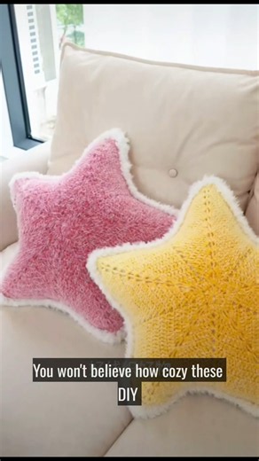 Crochet Star Cushion Tutorial For Beginners