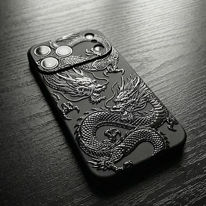Dragon Phone Case | Dual Dragon Japanese iPhone Cover | Anime Gift - Etsy