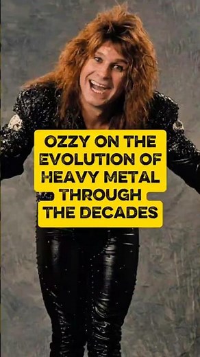 Ozzy on the Evolution of Heavy Metal Through the Decades