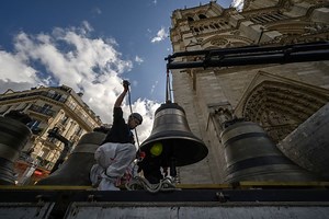 Notre-Dame’s bells ring out for the first time since the devastating 2019 fire
