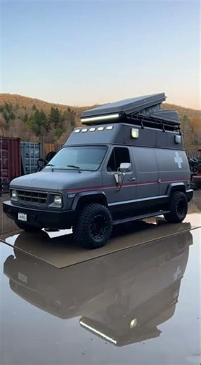 “From a rusty ambulance in a junkyard to a luxury camper van.