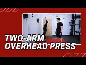 Two-Arm Overhead Press | Cable Machine Exercise