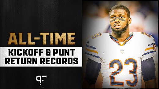 NFL All-Time Kick and Punt Return Records: Season and Career Leaders, Including Devin Hester and Cordarrelle Patterson