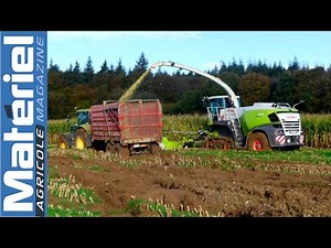 L'ensileuse Claas Jaguar 990 Terra Trac survole le bain de boue normand