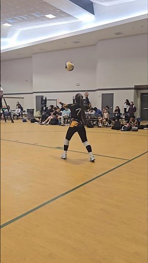 🚀 Kaniyah's Hit Pressures, Miscommunication Ends It! JV Game. #spike #dig #serve #game #ForYou #team