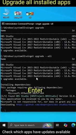Update All Windows Apps with ONE Command