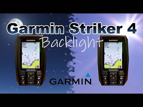 Garmin Striker 4 Sonar Backlight Settings Tutorial...Learn Your Striker 4