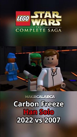 Carbon Freeze Han Solo The Complete Saga vs The Skywalker Saga #legostarwars #hansolo