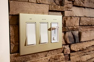 Custom Labeled Metal 3 Gang Rocker Switch Plate: Modern Design - Etsy