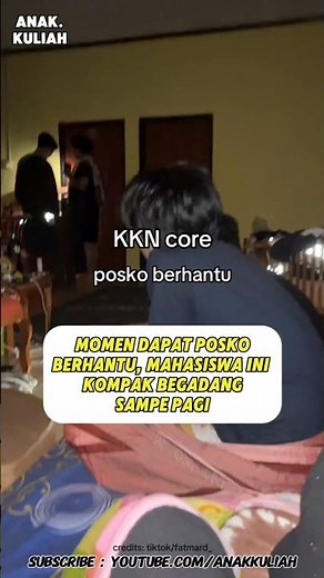 MOMEN DAPAT POSKO BERHANTU, MAHASISWA KKN KOMPAK BEGADANG #anakkuliah #reels #mahasiswa #fyp #kkn