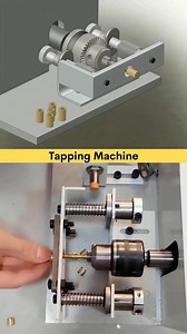 Taping Machine is used to threading inside of the parts. Follow/share for more interesting design information videos Tech Zoo #reels #trendingnow #trendingreelsvideo #machine #industrialdesign #manufacturing | Tech Zoo