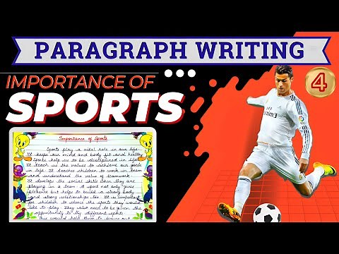 Importance of Sports ⚽ | Model Paragraph Writing for Students