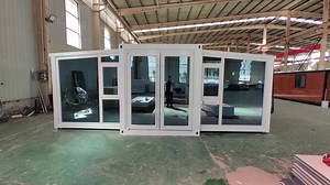 Expandable Container Prefabricated House Cabin Expandable Container House for Hotel 40ft Container House Prefab Modular House