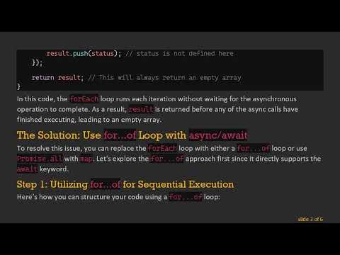 How to Run Asynchronous Code Sequentially in Node.js