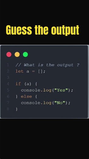 What is the Output? 😱 JavaScript Trick Question | JS Interview Question #javascript #yt #short