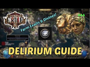 How to Farm Exalted and Divine Orbs using Delirium! Path of Exile 2
