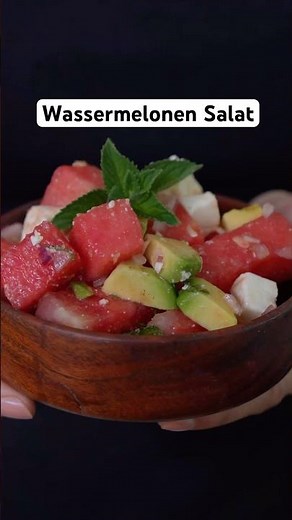 Watermelon Feta Salad - refreshing and light dish 🍉 Recipe Watermelon Salad #mrsflury