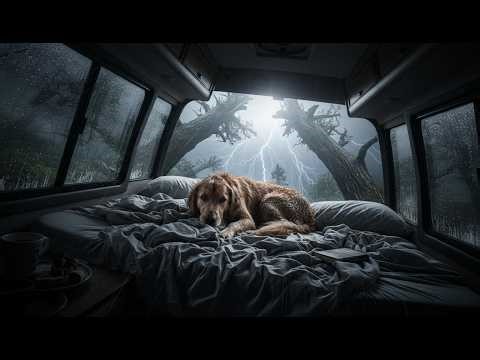 TRAPPED In 80MPH Winds: My Van Almost Flipped With My Dog! (Solo Van Life Survival Nightmare)