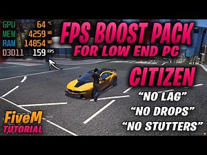 Run FiveM on Ultra Low-End PC | New Graphics Pack + FPS Boost | Extreme FPS Boost