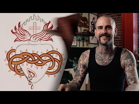 How to draw a SACRED HEART - with Austin Maples