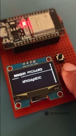 Random Password Generator using esp32 #diy #arduino #tutorial