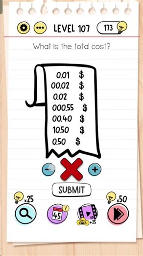 🧠 Brain Test Level 107 SOLVED! 🤯 Secret Master Trick!