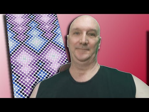 Doubling Down: My Signature Bracelet Pattern, Double-Wide Edition 💜💙