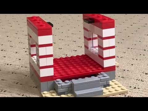 Building my New "Tnt Jungle House" Lego Minecraft Set (Stop Motion)