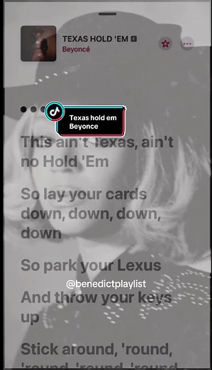 Beyonce Texas Hold Em Lyrics